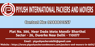 PIYUSH INTERNATIONAL PACKERS AND MOVERS